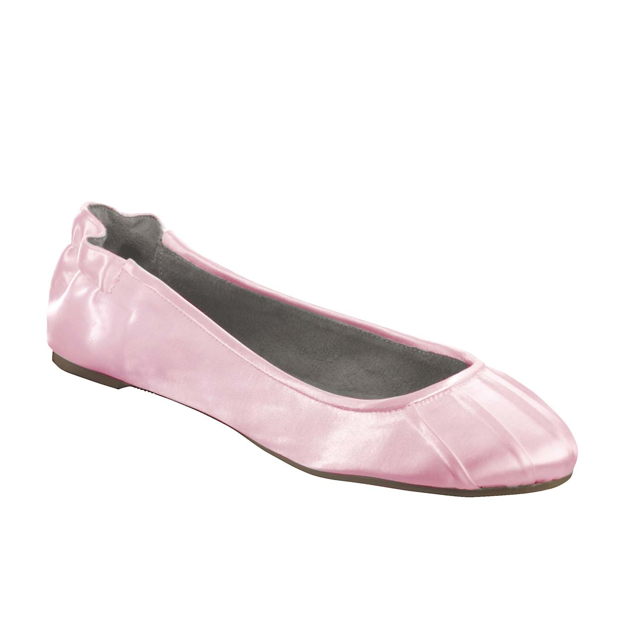 DYEABLES BELLA WHITE SATIN FLAT - Dyeable Shoe Store