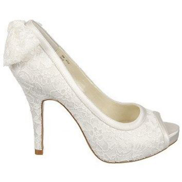 wide width bridal shoes ivory