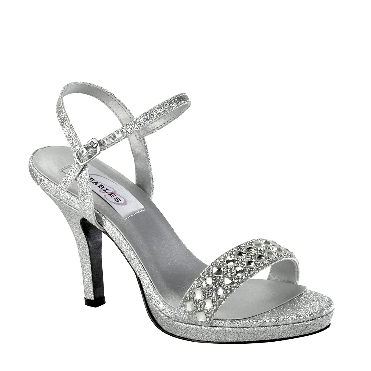 silver strappy heels 3 inch